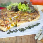 Parmesan-Tarte mit Parmaschinken und Kürbis für die Effilee