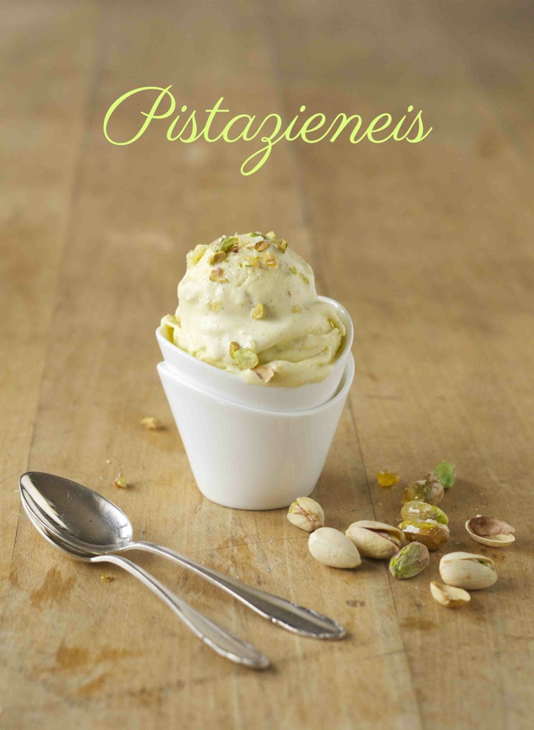 Pistazien-Vanille-Eiscreme