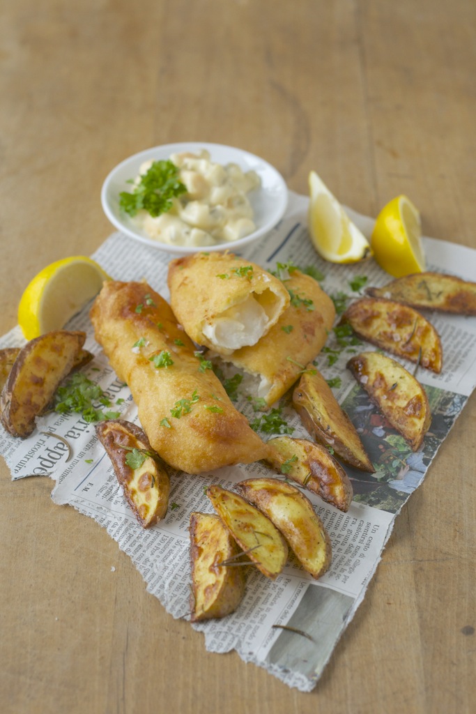 Fish & Chips mit Sauce Tatar