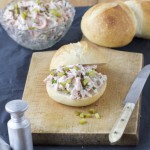 Brötchen, Fleischsalat und ich