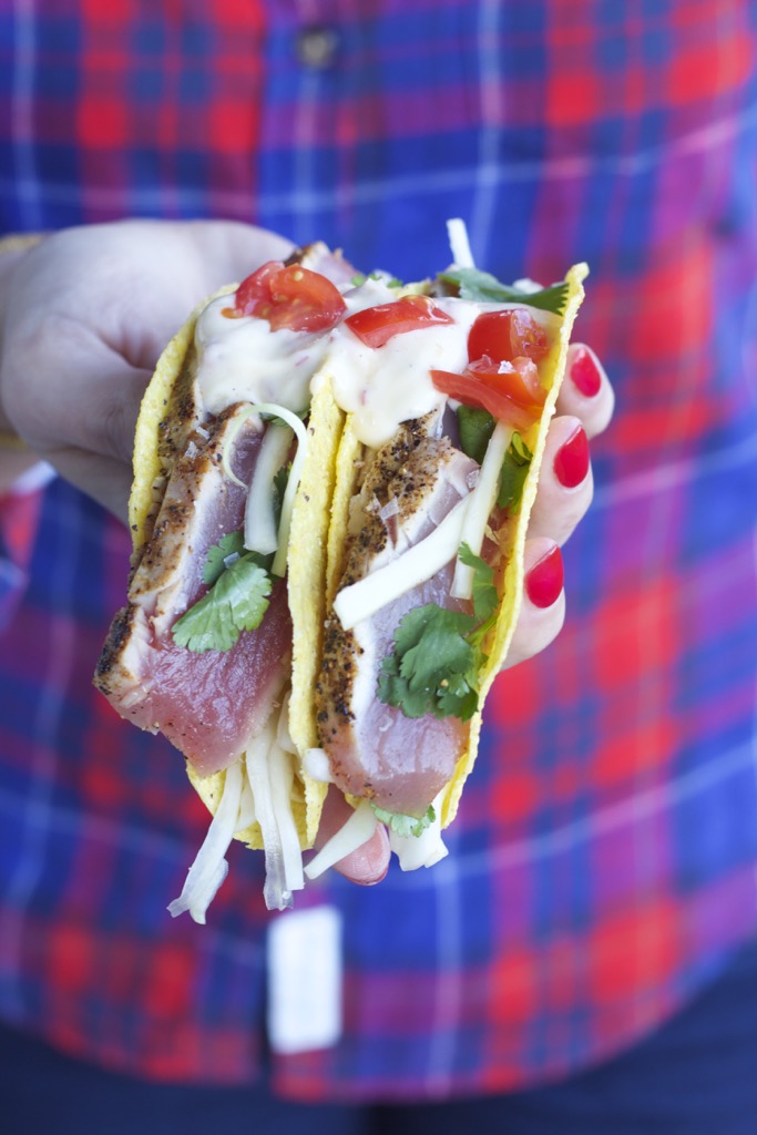 Thunfisch-Tacos, mein Grill und Karfreitag