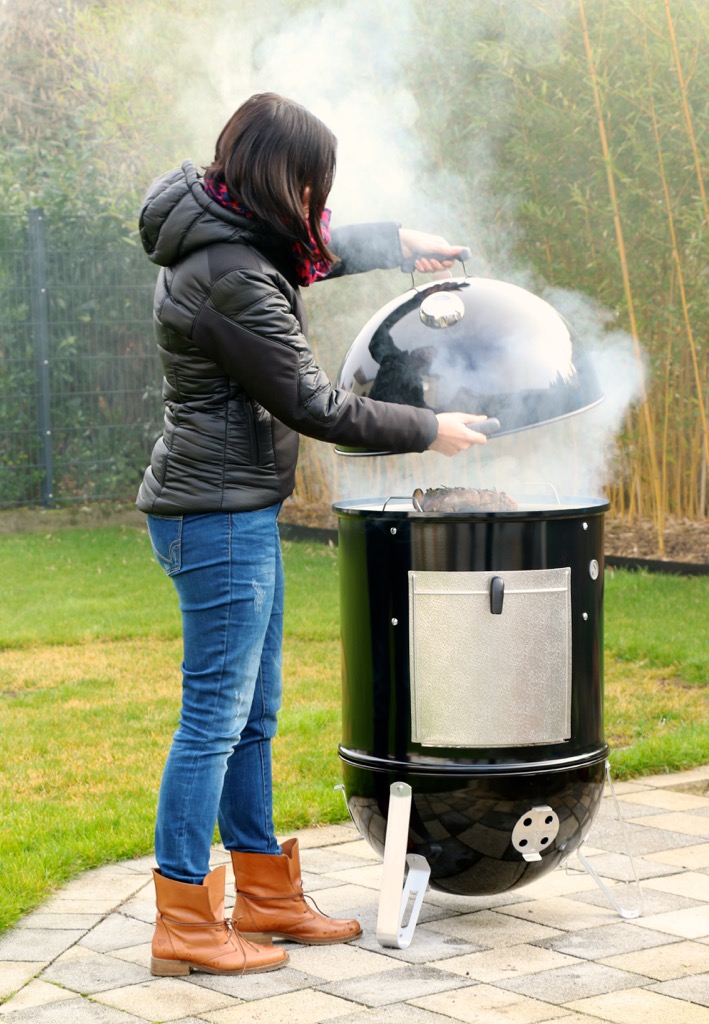 Rehblatt in Gin vom Smoker