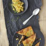 Knusperblutwurst auf Apfelrelish