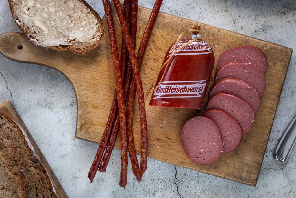Kronach-Hof-Rindfleischwurst-Bierwürmer